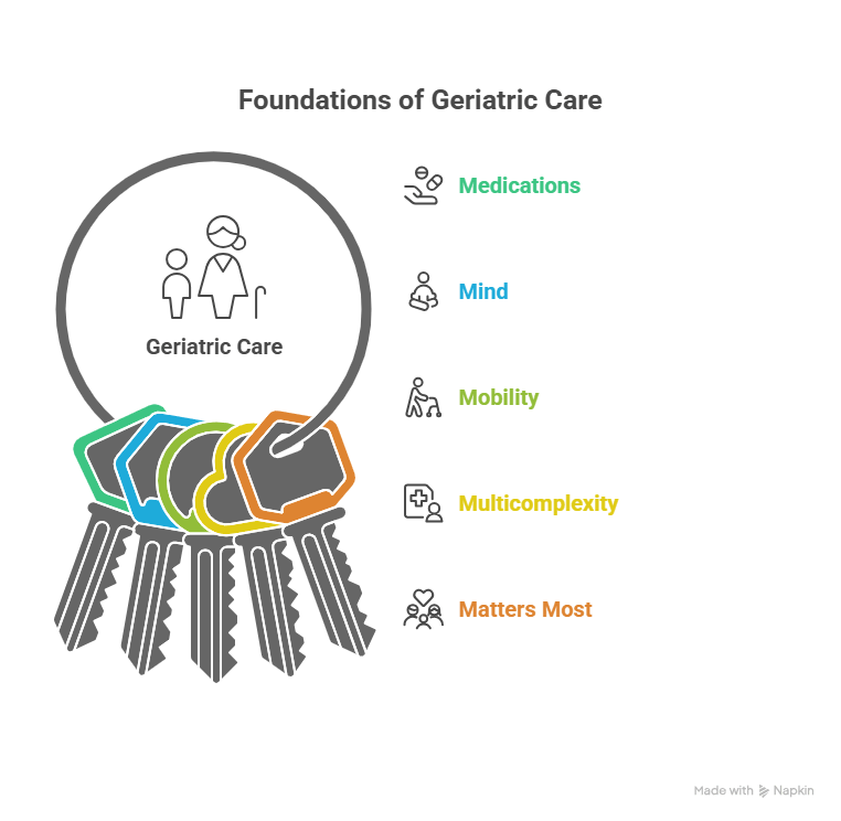 The 5 M’s of Geriatric Care: A Universal Approach to Aging
