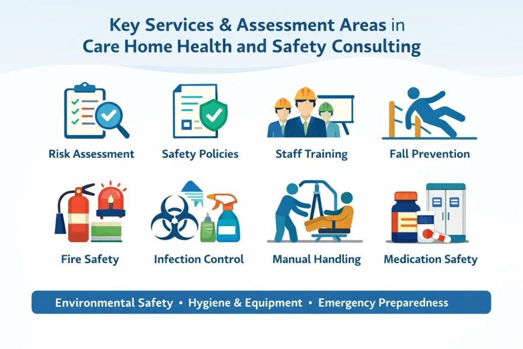 Key Services and Assessment Areas in Care Home Health and Safety Consulting