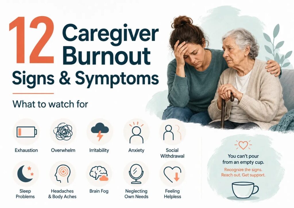The 12 Caregiver Burnout Signs and Symptoms to Watch For
