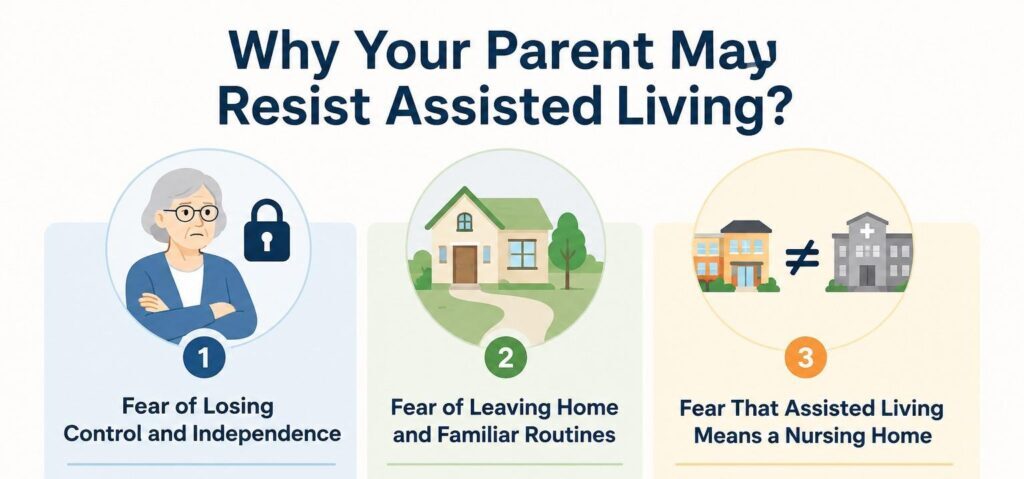Why Your Parent May Resist Assisted Living?