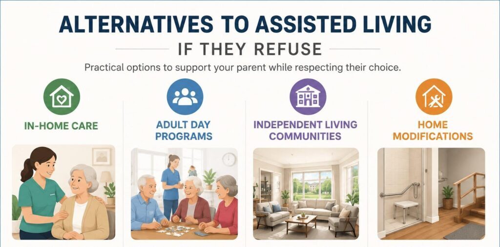 Alternatives to Assisted Living If They Refuse